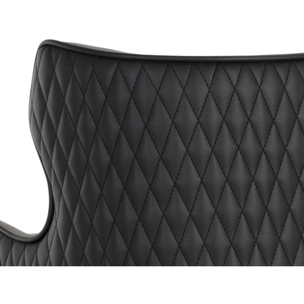 Gianni 37 inch Dillon Stratus / Dillon Black Counter Stool